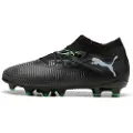 Puma FUTURE 8 PRO FG/AG Football Boots Youth, Shoes, Black/Cool Light Gray/Green, 28