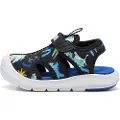 Puma Fun Racer Sandals Toddler, Shoes, Black/Vivid Blue, 25