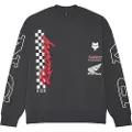 FOX Honda Oversized Crew Fleecegenser grå
