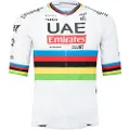 Pissei Replica World Champion Tadej Pogacar 2024 Uae Team Emirates Kort Ermet Trøye