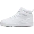 Puma Rebound Sneakers, Shoes, White/Cool Light Gray, 45