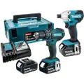 Makita Combo Kit 18v Dlx2339jx1 Ddf482+dtd156 3x5.0ah Makpac Elektrisk Skrutrekker