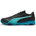 Puma IBERO IV Futsal Boots, Shoes, Black/Aquatic/Tropical Blue, 44.5