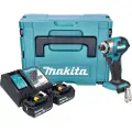 Makita DTD173RTJ, Mutterdragare, Pistolhandtag, 1/4, Svart, Blå, 3600 RPM, 1100 RPM