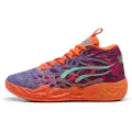 Puma MB.04 Creativity Basketball Shoes Unisex, Shoes, Dark Amethyst/Orange Glow/Poison Pink, 45