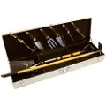 The Garden People Suitcase With Eight Stainless Steel And Fiber Verktøy