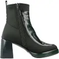 Hispanitas for woman. HI243664 Neo Leather Ankle Boots green (36), 5 to 8 cm, Zip, Casual