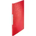 Leitz WOW - Displaybok - 20 rom - bokryggbredde: 13 mm - for A4 (210 x 297 mm) - kapasitet: 40 ark - rød