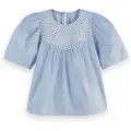 Scotch & Soda U9a00638t Kort Ermet Bluse