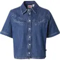 Levi's for woman. 001SL-0001 Rinoa Camp Shirt blue (XL), Casual, Cotton, Short sleeve