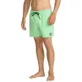Volcom Lido Solid Trunk 16 Boardshorts grønn