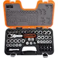 Bahco S530t 10-24 Mm Skralle Sett Med Bits Og Piper 53 Stykker