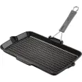 Staub Kvadratisk Grillpanne Induksjons 24x36 Cm