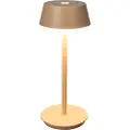 Konstsmide Lyon Bordlampe LED Sand USB RGB 3-trinns dimmering