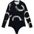 Mystic Jayde One Piece Dame Langermet Rashguard Med Halv Glidelås