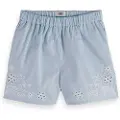 Scotch & Soda Placed Broderie Shorts Med Høy Midje