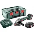 Metabo vinkelsliper W 18 L 9-125 Quick 2 X 5,2 AH LI-POWER