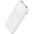 JOYROOM Powerbank JR-PBF12 2.4A LED 10000mAh (white) Nødlader - Hvit - 10000 mAh