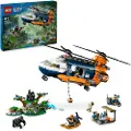 LEGO Jungelutforskerens helikopter-baseleir City (60437)