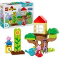 LEGO DUPLO 10431 Peppa Gris med hage og trehytte