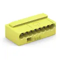 Wago 243-508, Gul, 6 A, 100 V, 18,4 mm, 6,8 mm