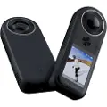 KanDao QooCam 8K Enterprise - 360 actionkamera - 8K / 30 fps - 20.0 MP - flash 64 GB - Wireless LAN - svart