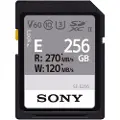 Sony Sdxc E Series 256gb Uhs-ii Class 10 U3 V60 Minnekort
