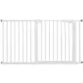 BabyDan Premier sikkerhetsgrind ekstra bred, hvit, 132,5-138,7 cm