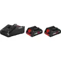 Bosch Starter Set 2 x ProCORE18V 4.0Ah + GAL 18V-40 Professional - Strømadapter + batteri 2 x - Li-Ion - 4 Ah - 4 A
