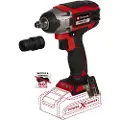 Einhell IMPAXXO 18/230, Slagtrekker, Pistolhåndtak, 1/2, Hurtigutløsende chuck, Sort, Rød, Børsteløs - SOLO