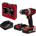 Einhell 4513939, Elektrisk skrutrekker, Rød, 18 V, Lithium-Ion (Li-Ion), 205 mm, 55 mm