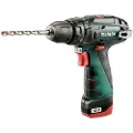 Metabo PowerMaxx SB Basic - Hammerbor/driver - trådløs - 2 hastigheter - nøkkelfri borhylse 10 mm - 34 N·m - 2 batterier - 12 V