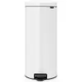 Brabantia Pedalspand Brabantia Newlcon 30 ltr. stål hvid