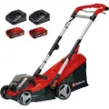 Einhell RASARRO 36/34 (2x3,0Ah), Manuell gressklipper, 300 m², 34 cm, 2,5 cm, 6,5 cm, 30 l