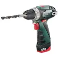 Metabo PowerMaxx BS Basic - Drill/driver - trådløs - 2 hastigheter - nøkkelfri borhylse 10 mm - 34 N·m - 2 batterier - 12 V