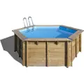 Swim & Fun Rundt trebasseng Ø400 x 119 cm - Modell Vanilla 2