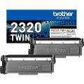 Brother Twinpack Tonerer sort 2.600 sider