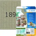 Herma 10750, Brun, Rektangel, Permanent, 25,4 x 10 mm, A4, Universell