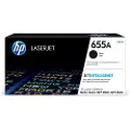 HP 655A / CF450A - Black Toner - Laser toner Svart