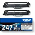 Brother Tn247bk Twin Blekkpatron 2 Enheter