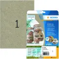Herma 10758, Brun, Rektangel, Permanent, 210 x 297 mm, A4, Universell