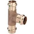 Viega SANPRESS tee 42x15x42mm af rødgods med SC-Contur