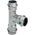 Viega Inox tee 28x15x28 mm INOX, rustfri stål, SC-Contur