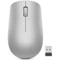 Lenovo 530 Wireless Mouse - mouse - 2.4 GHz - platinum grey - Mus - Optisk - 3 knapper - Grå