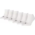 Puma Sneaker Socks Unisex (6-Pack), Clothing, White, 43-46