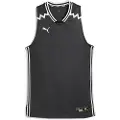 Puma Hoops Team Basketball Jersey Men, Sports, Black, XXS