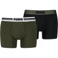 Puma Everyday Boxer Briefs (2-Pack) Men, Clothing, Forest, 3