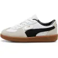Puma Palermo Leather Sneakers Kids, Shoes, White/Vapor Gray/Gum, 28