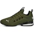 Puma Axelion Refresh Running Shoes Men, Shoes, Green Moss/Black/Feather Gray, 48.5