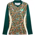 Puma Ivory Coast 2025 Pre-match Long Sleeve Sweatshirt Men, Sport, Dark Myrtle/Rickie Orange, XL